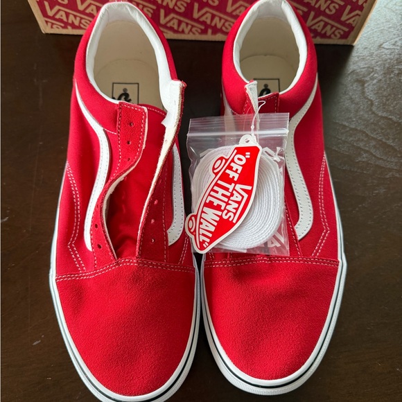 Vans Other - Men’s Vans New in Box Red Sneakers